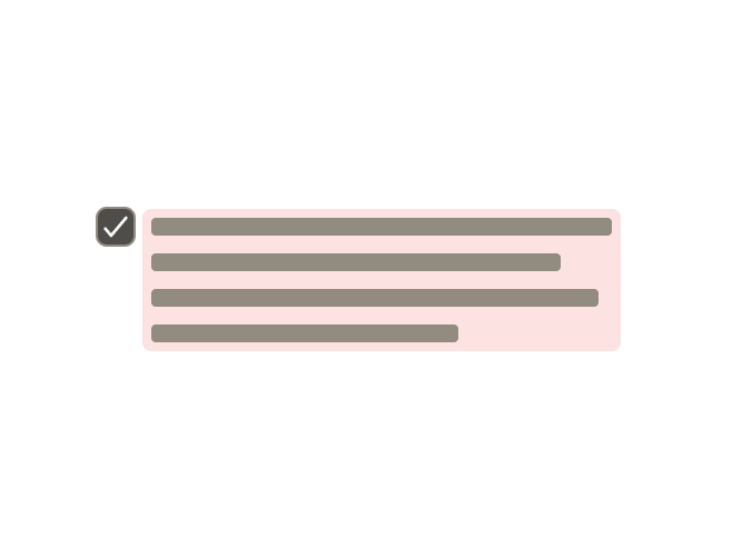 A checkbox label with too much text.