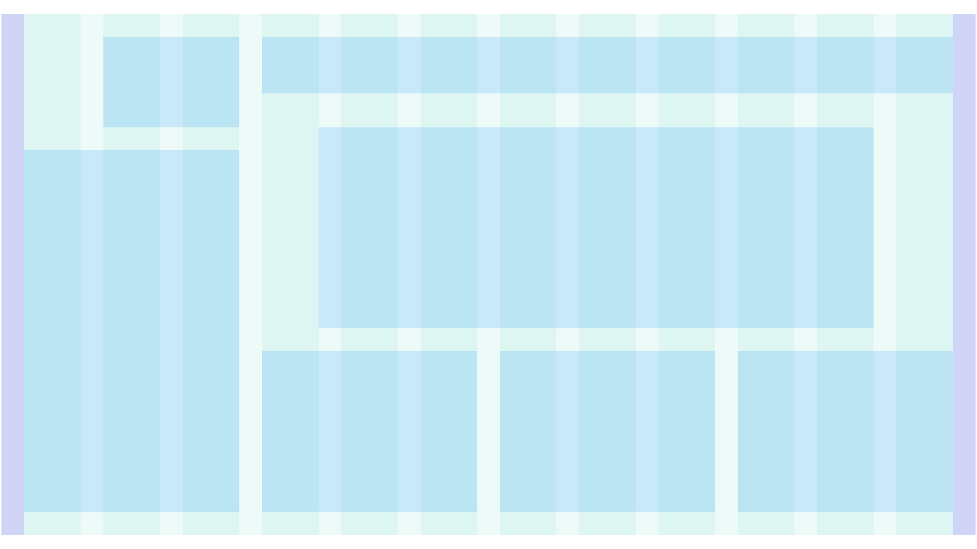 A grid inconsistently mixed with other grid systems