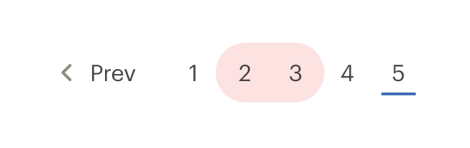 Pagination incorrectly displaying all page numbers.