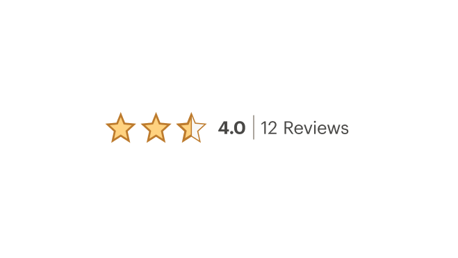 Rating component incorrectly displaying 3 instead of 5 stars.