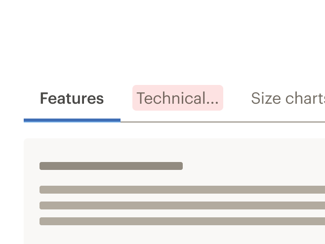 Tabs with incorrectly truncated labels.