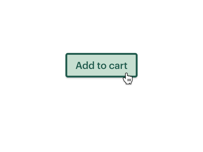 A button with its action clearly labeled Add to Cart does not display a tooltip upon hover.